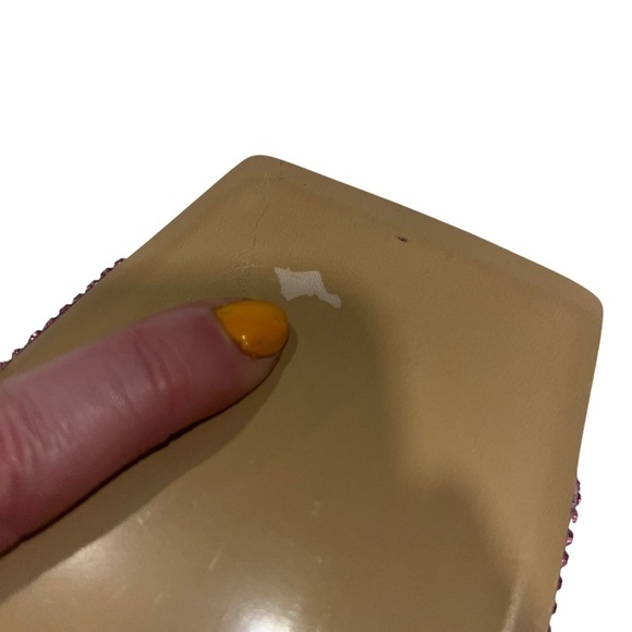 GIA BORGHINI x RHW Rosie sandals pink IT 37 US 7 mule suede rhinestone leather - Picture 15 of 15